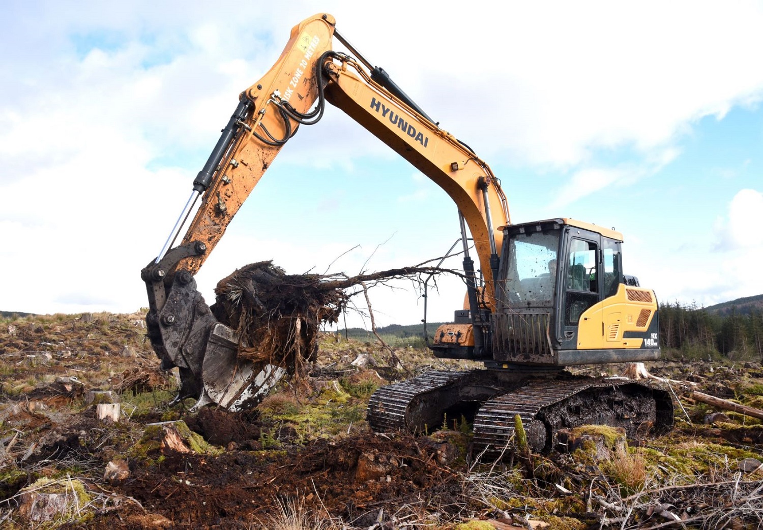 Carron Valley Plant sceglie gli escavatori Hyundai
