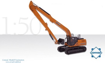 Escavatore cingolato Case CX250D con braccio mono Long Reach