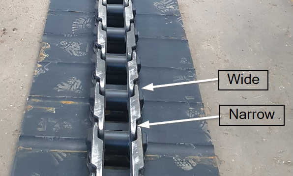 VemaTRACK - Mounting chains in the correct direction